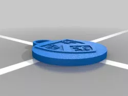 Columbia Secondary School keychains