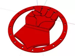 Crimson Fists Costume Detail