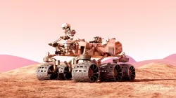 Curiosity Rover Mars Realistic 3d model with materials scene 3D model