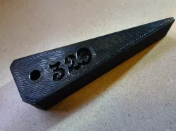 Customizable Firefighter Door Chock