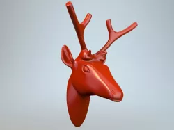 Deer head 3D model