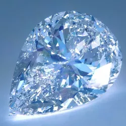 Diamond Pear Cut 3D model
