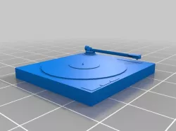 Dj Record Turntable for 3D Printer