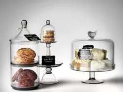 Domes with Cakes and Cookies 3D model