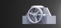 Double toggle Jaw Crusher model for 3D printing