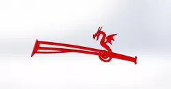 Dragon Fireplace Scraper