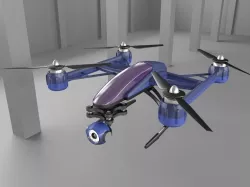 Drone quadcopter F0817 Low-poly  3D model