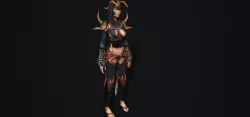 Druid of the Ages Low-poly  3D model