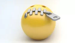 EMOJI close mouth 3D model
