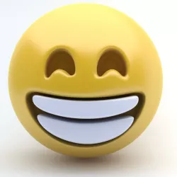 EMOJI VERY HAPPY Low-poly  3D model
