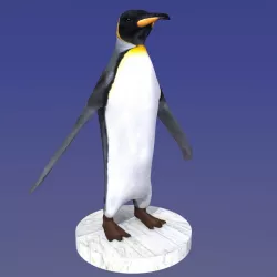 Emperor penguin Low-poly  3D model