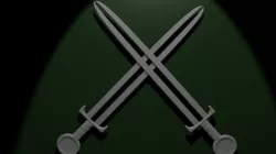 espada lamina dupla  3D model