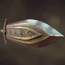 Fantasy Dagger Low-poly  3D model