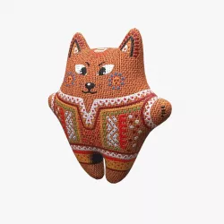 Fox Toy PBR Low-poly  3D model