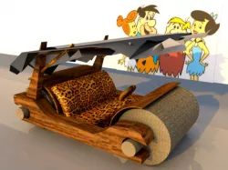 FRED  FLINTSTONE CAR