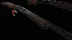 Game Ready Classic Shotgun  Low-poly  3D model