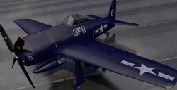 Grumman F8F-1 Bearcat 3D model