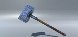 Hammer Low-poly  3D model