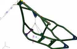 hard tail chopper frame