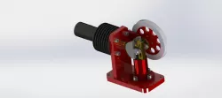 Horizontal Stirling Motor