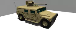 Humvee M242 Bushmaster