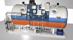Hyperbaric Chamber Low-poly  3D model