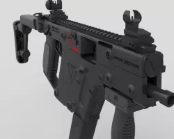 KRISS Vector SMG Gun 3D model