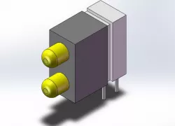 Led Yellow PCB 90° 