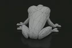 Low Poly Tree Frog Low-poly  3D model