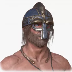 Lowpoly Viking Berserker Low-poly  3D model