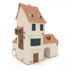 Medieval Building Blacksmiths House Low-poly  3D model