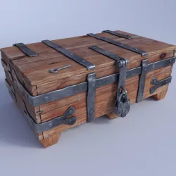 Medieval Chest 3D model