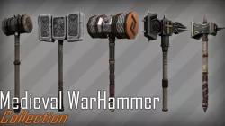 Medieval Warhammer Collection 01 Low-poly  3D model