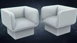 Missana BLOCK Easy chair 3D model