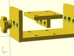 Modular (Stackable) 1-Axis Manual Positioning Stage