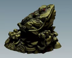 Money toad 3D model