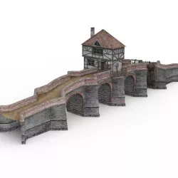 Norsca Bridge for DAZ Studio 3D model