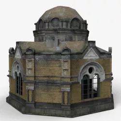 Old Crypt Low-poly  3D model