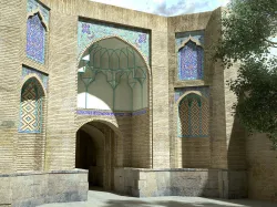 persian architecture old temple Low-poly  3D model