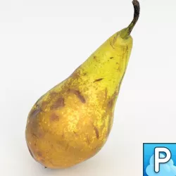 Photorealistic pear 3D model