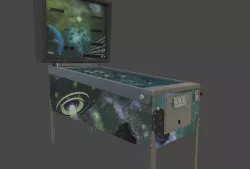 Pinball Machine Low-poly  3D model