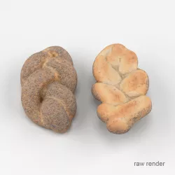 Poppy Breadroll 3D model