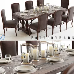 Pottery Barn Lorraine and Callahan 3D model