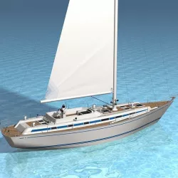 Sailboat 3D model