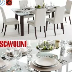 Scavolini Freetime Dining Set 3D model