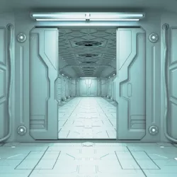 Sci-Fi corridor 3D model
