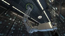 sci-fi robotic arm rigged animated - 3d vray scene 3D model