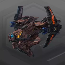 SF RAKAN Bomber R3 Low-poly  3D model