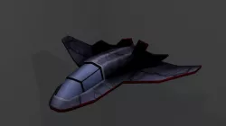 Spaceship low-poly Low-poly  3D model
