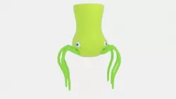 Spider Pitcher Alien Low-poly  3D model